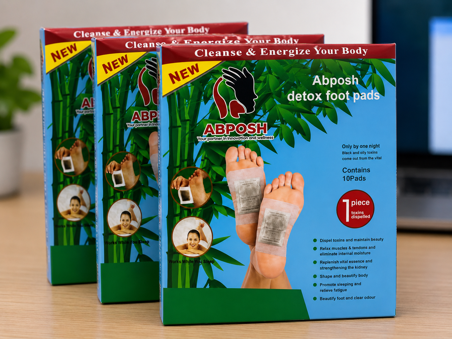 Abposh Detox Footpad package